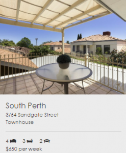 Rental appraisal South Perth WA 6151