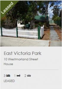 Rental appraisal East Victoria Park WA 6101
