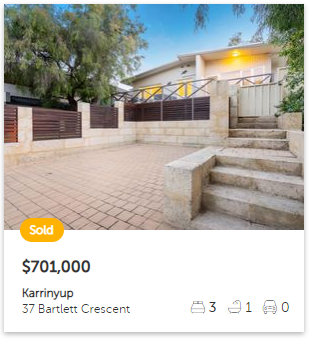 Property valuation Karrinyup WA 6018